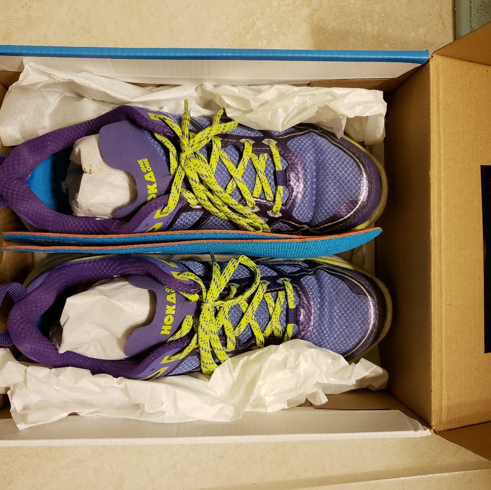 Hoka one running shoes (women)